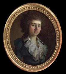 Porträt des Schriftstellers Wassili W. Kapnist (1757 oder 1758-1823). Gemälde von Wladimir Lukitsch Borowikowski (1757-1825)