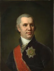 Porträt von Alexei Cyprian Rokosowski, vor 1804