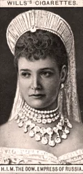 Ihre Majestät, die Witwe Kaiserin von Russland, 1908