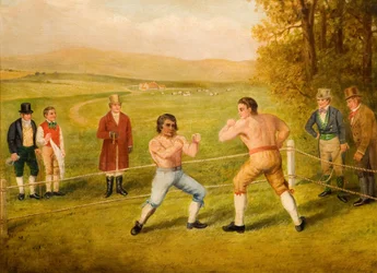 Ein Preisboxkampf in Birmingham, 1789