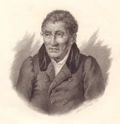Porträt des italienischen Dichters Jacopo Vittorelli (1749-1835), Kupferstich von Bonatti