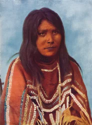 Eine Sarcee-Indianerin, 1912