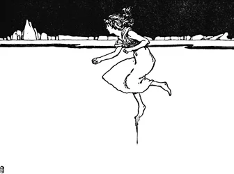 Sie rannte so schnell sie konnte, ca. 1930