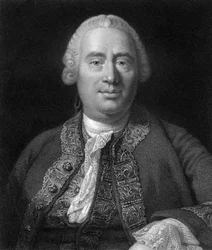 David Hume, schottischer Philosoph, Ökonom und Historiker des 18. Jahrhunderts, 1845