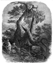 Holzstichprobe, Der Tod der Kinder von Niobe, 1844