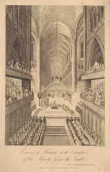 Zeremonie der Huldigung bei der Krönung Seiner Majestät Georg IV.