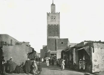 Straße in Tunis, Tunesien, 1895