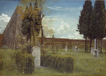 Das Grab von Keats, 1873