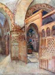 Eine koptische Kirche in der Nähe von Abydos