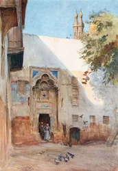 Ein Hof in der Nähe von El-Azhar