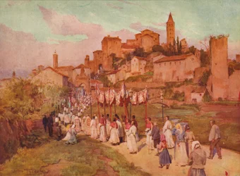 Corpus Domini in Viterbo, um 1900-1913