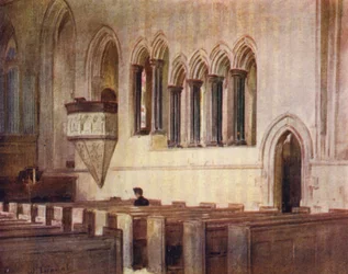 Der New Forest: Beaulieu Kirche, ehemals das Refektorium der Beaulieu Abtei