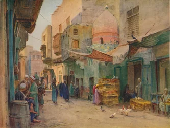 Das Grab von Scheich Abd-El-Deym, um 1905, 1912
