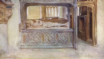 Wessex: Der Athelhampton-Gang in der Kirche von Puddletown, nahe Dorchester