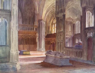 Wessex: Der Retro-Chor der Kathedrale von Winchester mit den Kapellen von Kardinal Beaufort und Bischof Waynflete