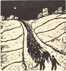 Begräbnis, 1916