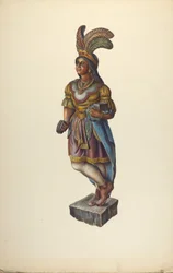 Zigarrenladen-Indianer, ca. 1937