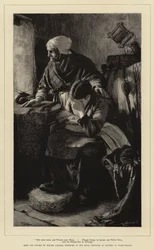 Männer müssen arbeiten, und Frauen müssen weinen, obwohl Stürme plötzlich und Wasser tief sind, und die Hafenbar stöhnt