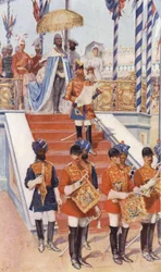 Königin Victoria zur Kaiserin von Indien ausgerufen