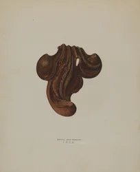 Ornamentales Eisenblatt, 1938