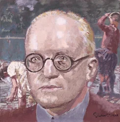 Porträt von Sir Hugh Walpole (1884-1941), 1928