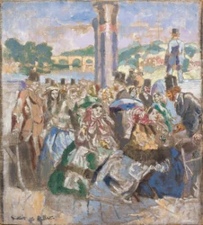 Der Fluss [Nach John Gilbert], um 1930-31