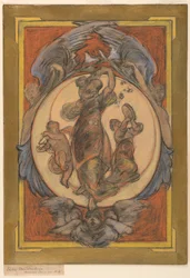 Studie für "Der Halbmond"