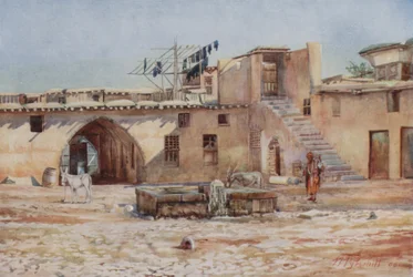 Ein Khan in Damaskus