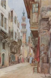 Tor der Moschee von Ibrahim Agha, Kairo