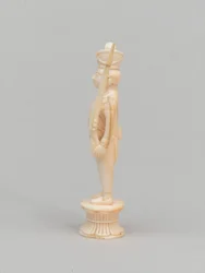 Weißer Bauer, Schachfigur, Indien
