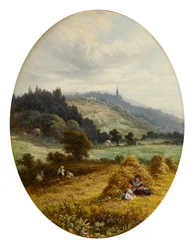 Erntezeit in Earlswood, nahe Redhill, Surrey
