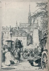 Place St. Michel, Paris, ca. 1913