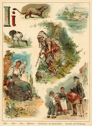 Buchstabe I (Chromolitho)