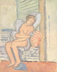 Sitzender Akt