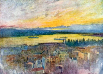 Goldenes Horn vom Britischen Krankenhaus, Galata