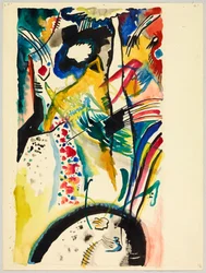 Entwurf zu einem Wandbild für Edwin R. Campbell Nr. 3, auch genannt „Aquarellentwurf zu dem Paneel Sommer für Edwin R. Campbell“
