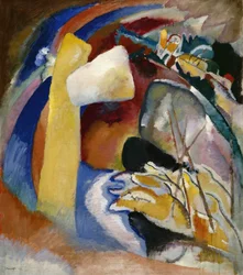 Studie für Malerei in Weiß - Wassily Kandinsky