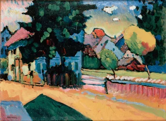 Landschaft mit grünem Haus, 1908