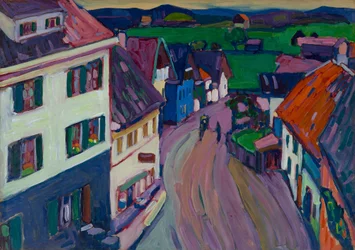 Murnau - Blick aus dem Fenster des Griesbräu