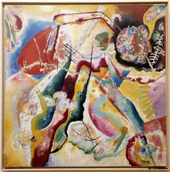 Bild mit rotem Fleck, 1914