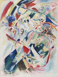 "Panel für Edwin R. Campbell Nr. 4" Gemälde von Wassily Kandinsky