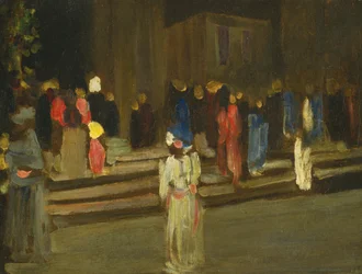 Park von Saint Cloud, Eingang, 1906