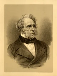 Henry John Temple, 3. Viscount Palmerston. Premier 1855-1858 und 1859-1865, ca. 1850, ca. 1880