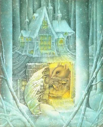 Däumelinchen und Maus im Schnee