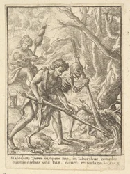 Adam pflügt aus dem Totentanz