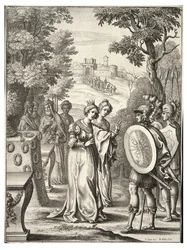 Aeneas trifft Andromache