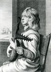 Barocker Lautenspieler