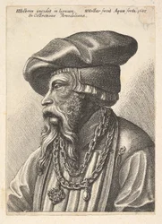 Bärtiger Mann mit Kettenhalsband, 1647