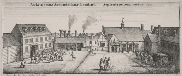 Hof von Arundel House von Norden