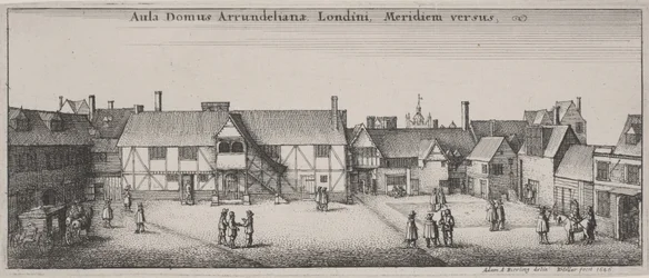 Hof von Arundel House, von Süden